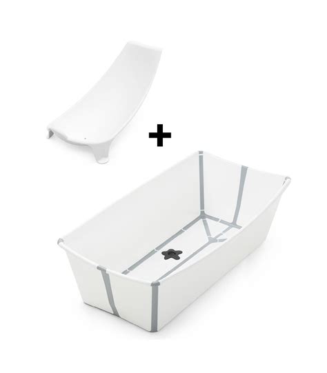 Detailaufnahme des faltbaren Mechanismus der Stokke Flexi Bath X-Large Badewanne.