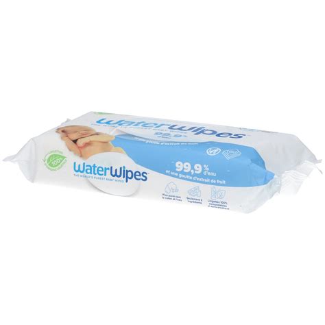 Nahaufnahme des Materials der WaterWipes Feuchttücher