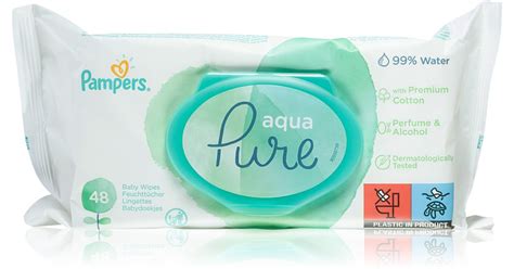 Verpackung der Pampers Aqua Pure Feuchttücher