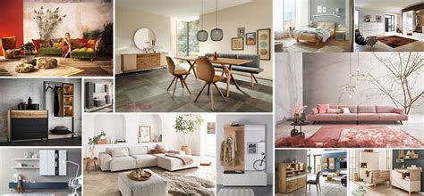 Collage verschiedener Wohnwelten