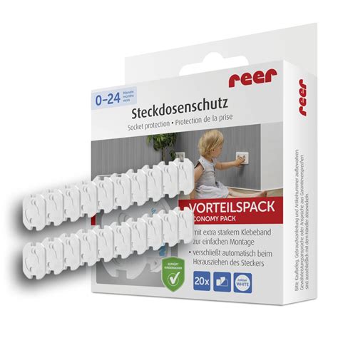 Collage aus den ersten innovativen Produkten von reer: Flaschenwärmer, Babyphone, Steckdosenschutz.