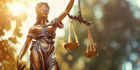 Gerichtsgebäude mit Waage der Gerechtigkeit