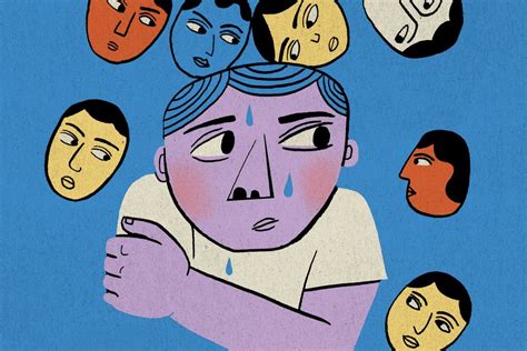 Illustration einer Person, die nervös um etwas herumgeht, anstatt es direkt anzusprechen
