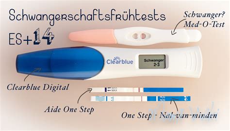Vergleich der Zuverlässigkeit von Schwangerschaftstests im Zeitverlauf