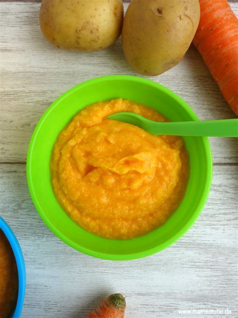 Bilder von verschiedenen Gemüsesorten und Kartoffeln für Babybrei