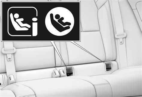 Symbol einer ISOFIX-Verankerung am Kindersitz