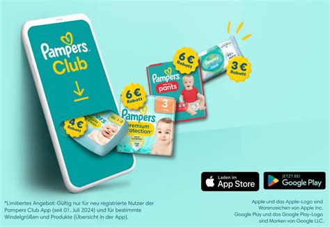 Grafik, die das Pampers Club Logo und die Idee des Punktesammelns zeigt