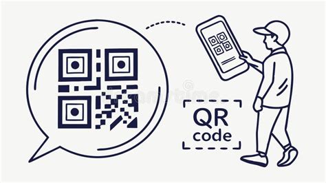 Illustration einer Person, die mit einem Smartphone Pampers-Codes scannt