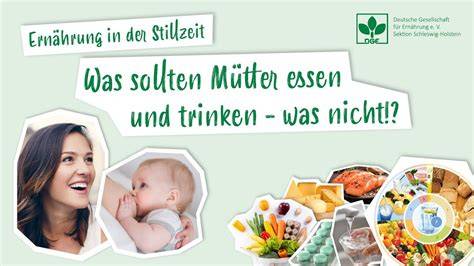 Infografik: Nährstoffbedarf stillender Mütter mit Beispielen für Lebensmittel