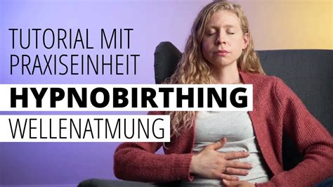 Illustration: Symbolische Darstellung von Hypnobirthing zur Entspannung während der Geburt
