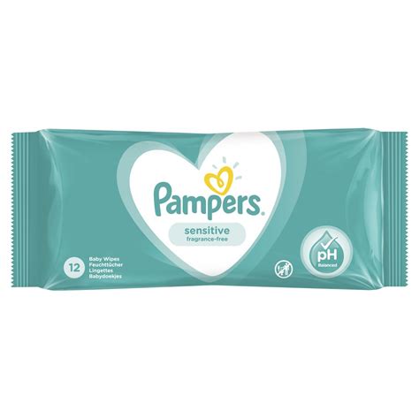 Verpackung von Pampers Sensitive Feuchttüchern