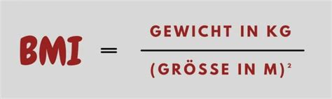 Grafik zur Berechnung des Body-Mass-Index (BMI)