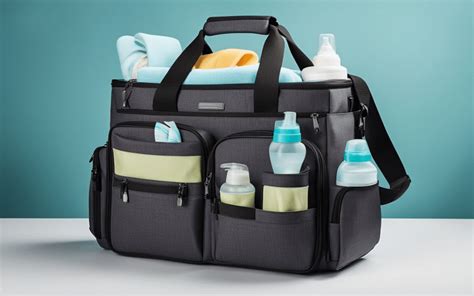 Vergleich von einer kleinen DM-Geschenktasche und einer großen, gut organisierten Wickeltasche