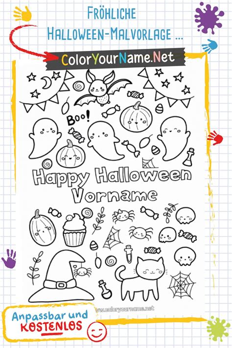 Collage aus verschiedenen niedlichen Halloween-Babykostümen (Tier, Gespenst, Hexe)