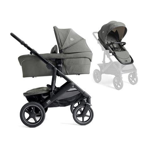 Schema zur Kompatibilität von Joie Kinderwagen mit verschiedenen Babyschalen