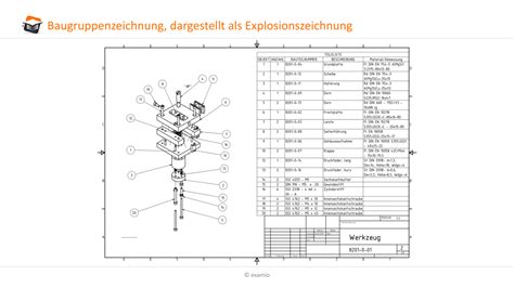 Explosionszeichnung des Hochstuhls mit nummerierten Teilen