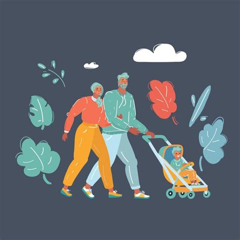 Illustration eines Kinderwagen-Fußsacks mit seinem Zubehör