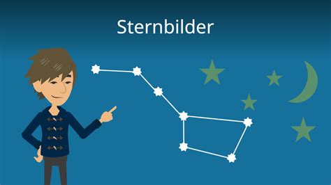 Illustration von Sternen am Nachthimmel mit einer sanften Silhouette eines schlafenden Kindes