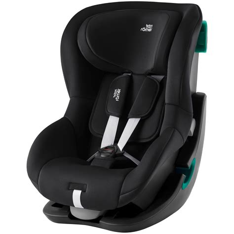 Schema der sicheren Befestigung des Britax Römer KING PRO mit dem Fahrzeuggurt