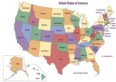 Karte der USA mit Markierung von Bundesstaaten mit unterschiedlichen Regelungen für Schwangerschaftsabbrüche