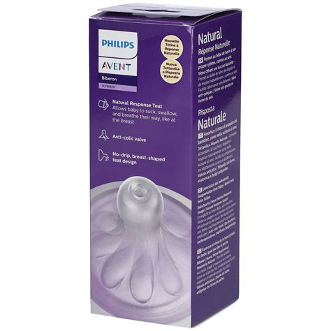 Nahaufnahme des Blütendesigns des Philips Avent Saugers für dickflüssige Nahrung