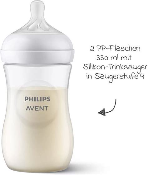 Detailansicht des brustähnlichen Saugers der Philips Avent Natural Flasche