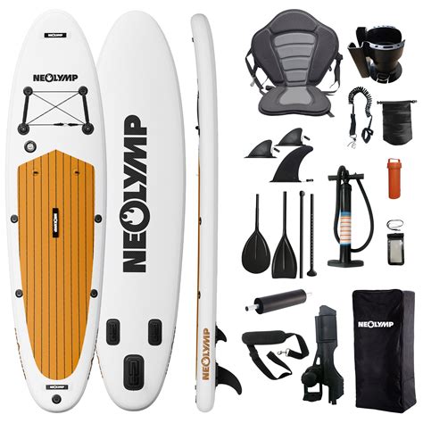 Aufblasbares Stand-Up-Paddle-Board mit Zubehör