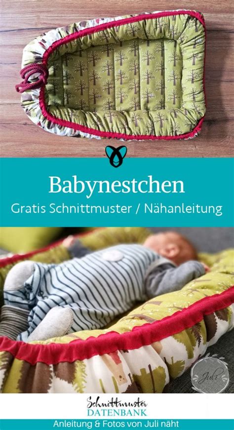 Collage aus zugeschnittenen Stoffteilen für das Babynest: Baumwolle, Frottee, Vlies