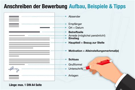 Darstellung einer geschriebenen Bewerbung auf einem Schreibtisch mit einem Stift.