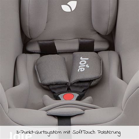 Grafik, die die verschiedenen Neigungswinkel der Joie i-Snug 2 Babyschale zeigt