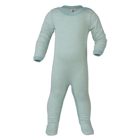 Illustration von Baby-Stramplern mit Druckknöpfen von Fuß bis Hals