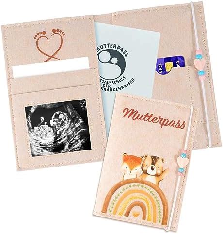 Collage aus verschiedenen Methoden zur Aufbewahrung von Ultraschallbildern (Fotoalbum, Rahmen, Box)