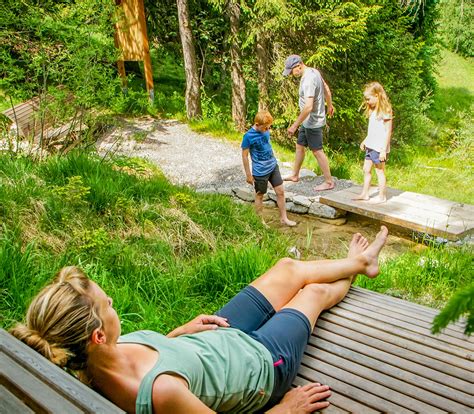 Stationen des Vitalwegs Holzgau mit Bezug zur Kneipp-Lehre