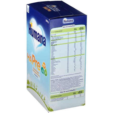 Detailansicht der Humana Verpackung mit hygienischen Merkmalen