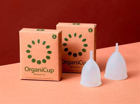 Foto der OrganiCup Menstruationstasse in verschiedenen Größen