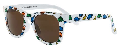 Illustration einer gut sitzenden Kindersonnenbrille mit CE-Kennzeichnung.