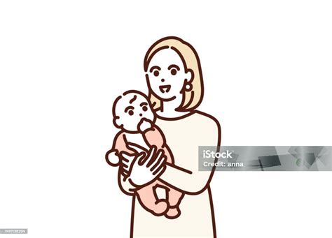 Foto von Kerstin Gruber, die einen Säugling hält, oder eine Illustration von Geburtsvorbereitung
