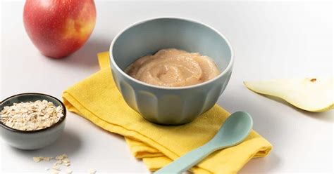 Beispiel für einen ausgewogenen Getreide-Obst-Brei